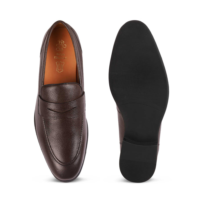 Aris Brown Men's Ultra-comfortable Penny Loafers Tresmode