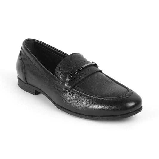 Byron Black Men's Leather Loafers Tresmode