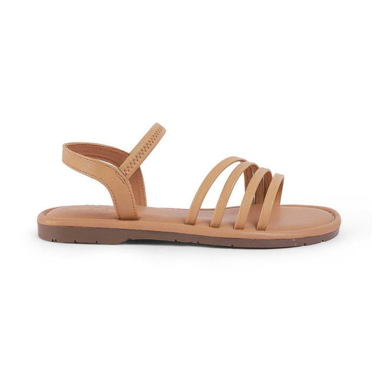Flastrip Beige Women's Flats Tresmode