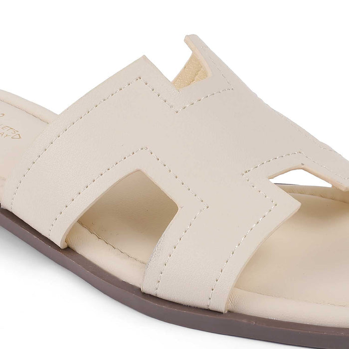 Tresmode Miles Cream Women's Casual Flats