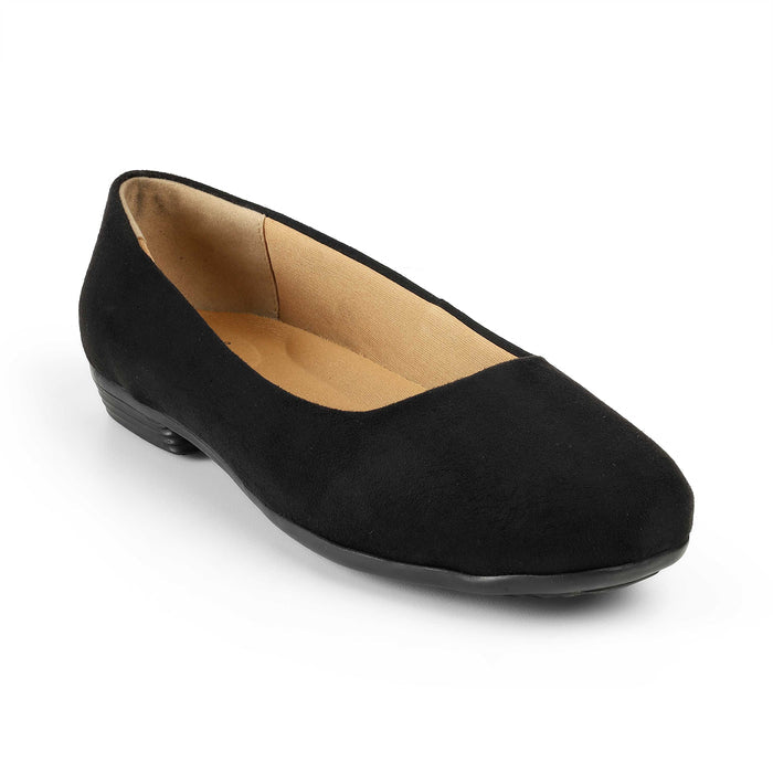 Tresmode Sez Black Women's Casual Ballerinas