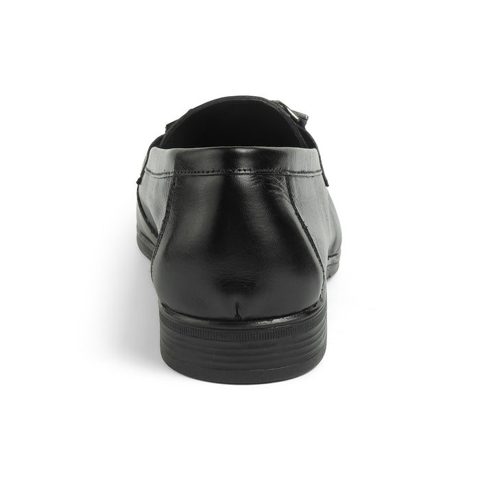 Tresmode Soco Black Men's Leather Loafers