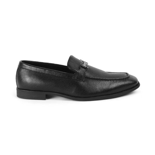 Umac Black Men's Leather Loafers Tresmode