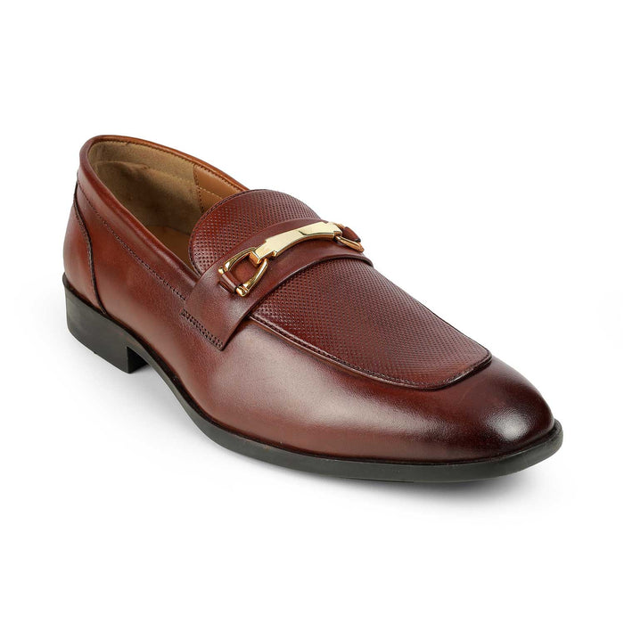 Tresmode Zoro Tan Men's Leather Loafers