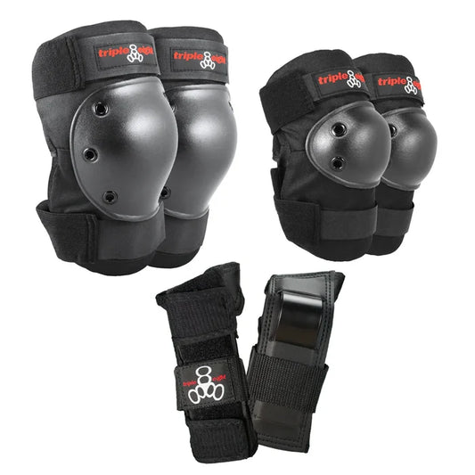 Triple8 Saver Series Pads 3 Pack - Black