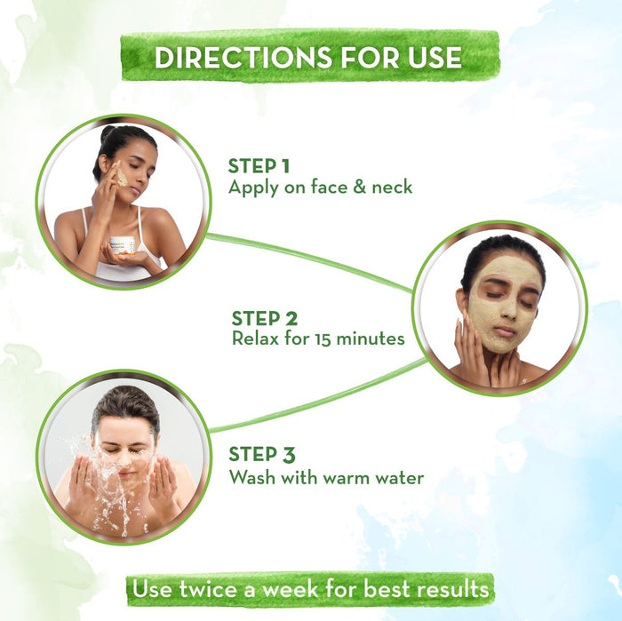 How to use Ubtan Face Mask with Saffron, face pack for tan removal and glowing skin