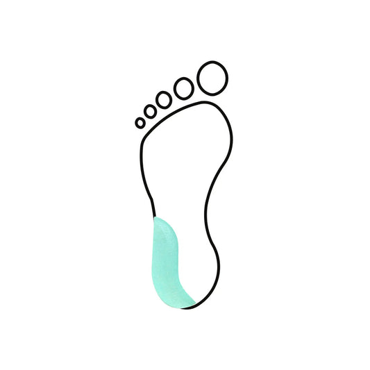 Varus-valgus wedge - 8 mm - Shore 30-35 - Green - My Podiatry