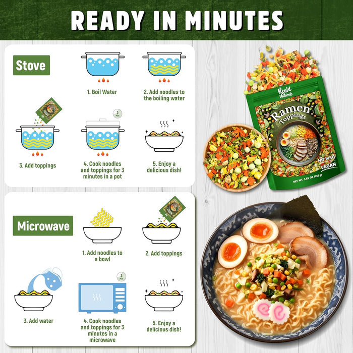 VeggieRush Freeze-Dried Veggie Mix – Lightweight Trail Topping for Backpacking Meals