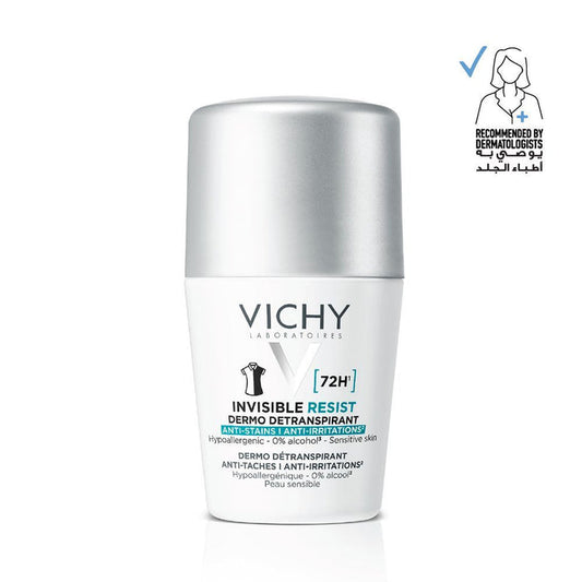 Vichy 72 Hours Invisible Resist Deodorant for Women, 50ml - Makkah Pharmacy