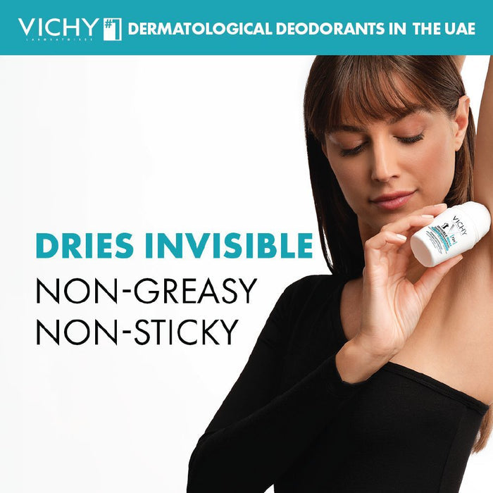 Vichy 72 Hours Invisible Resist Deodorant for Women, 50ml - Makkah Pharmacy