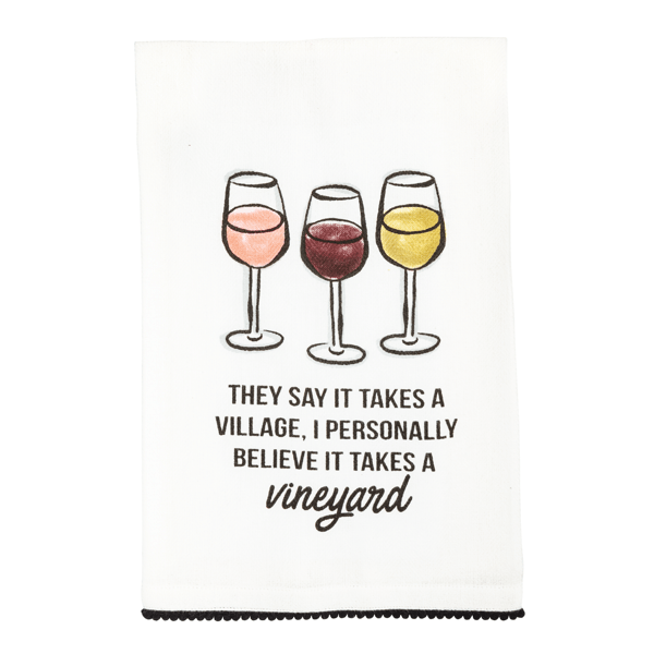 Vineyard Tea Towel