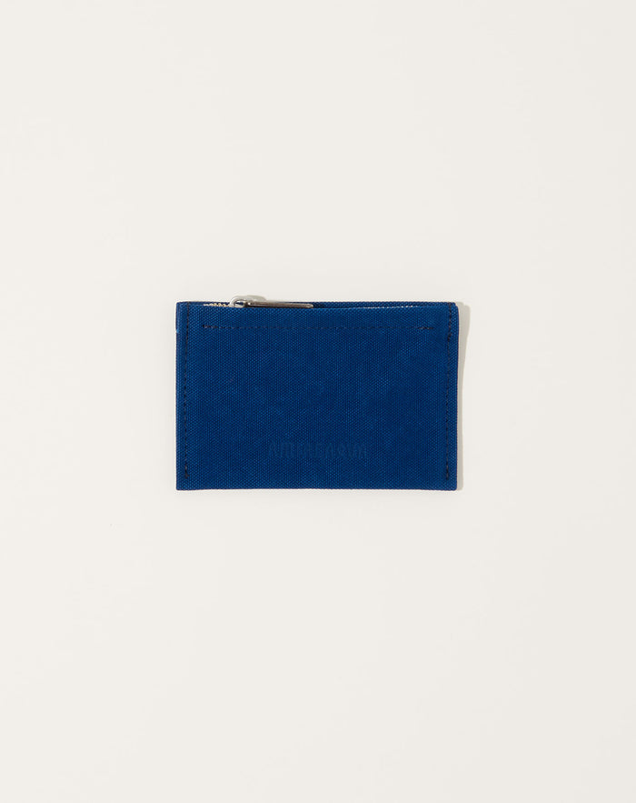 Amiacalva Washed Canvas Pouch in Blue