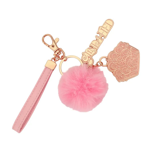 Wicked Glinda Crown & Pom Keychain – Official Licensed Glinda Charm Accessory
