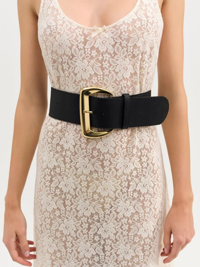 Wide Buckle Hip Belt