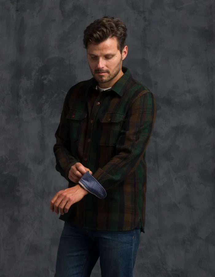 Winter Flannel Utility Shirt | Deepwood Forest | Ace Rivington