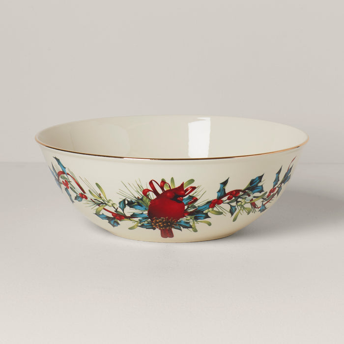 Winter Greetings Serving Bowl