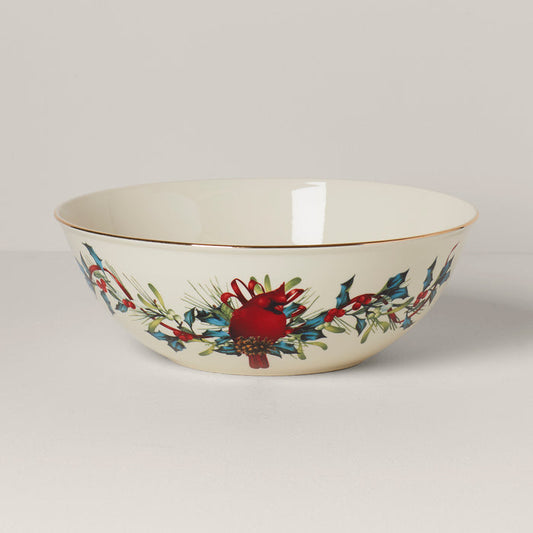 Winter Greetings Serving Bowl