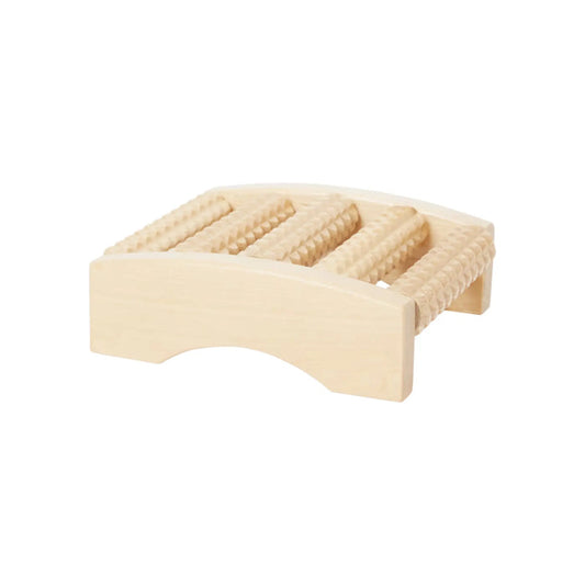Wooden foot massage roller