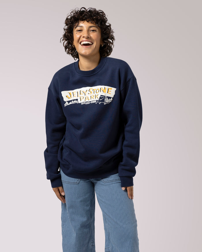 Shop Yogi Bear x Parks Project Crew Inspired by National Parks | navy