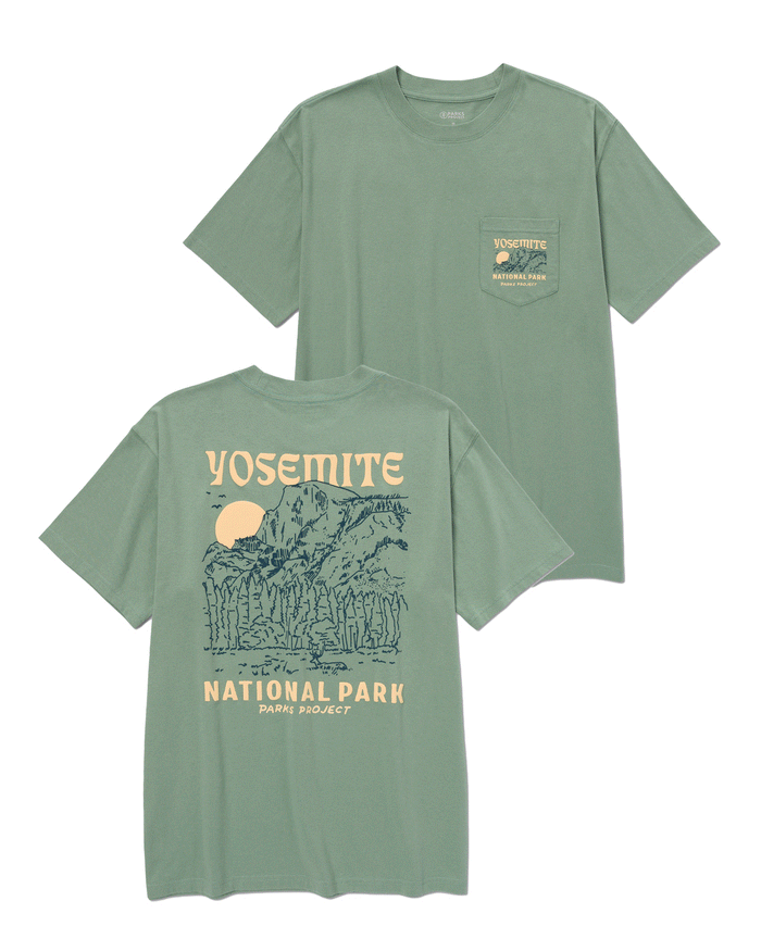 Shop Yosemite Puff Print Pocket Tee Inspired by Yosemite National Park