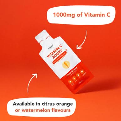 Zooki Liposomal Vitamin C 1,000mg Citrus Orange Flavour 15ml 14 Sachets